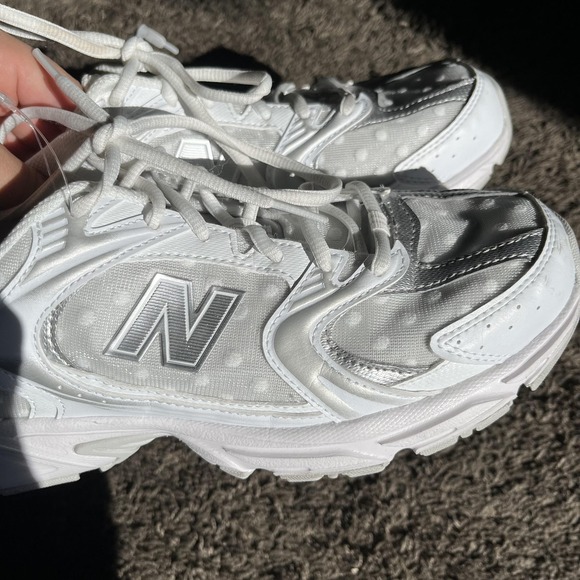 New Balance 530 Shoes Mens Size 9 White Mesh ABZORB Running Sneakers U530HFW